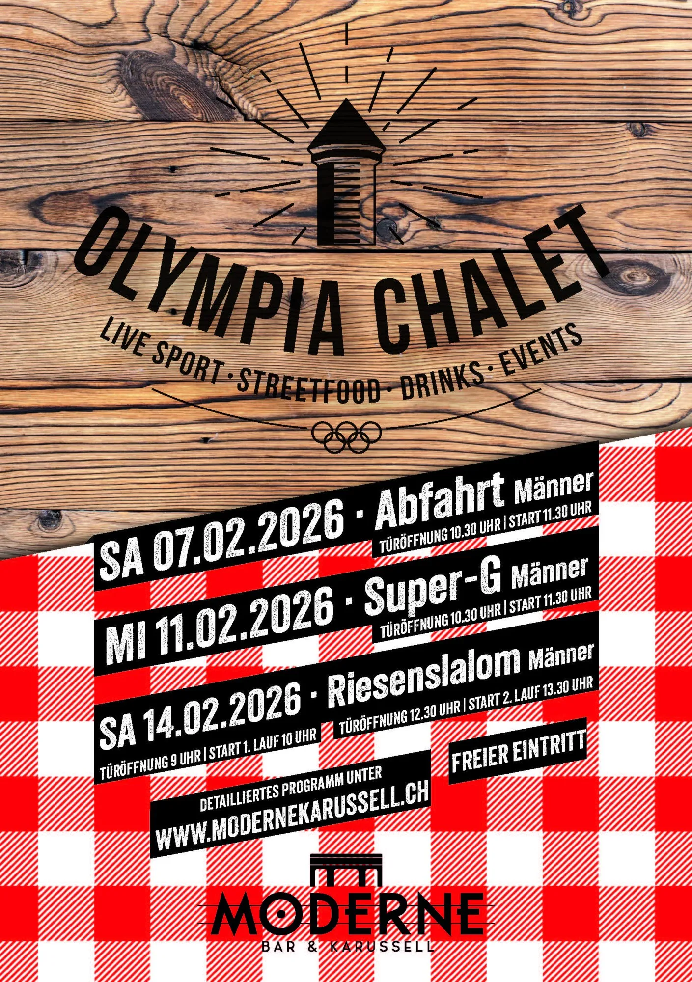 Moderne Bar & Karussell 